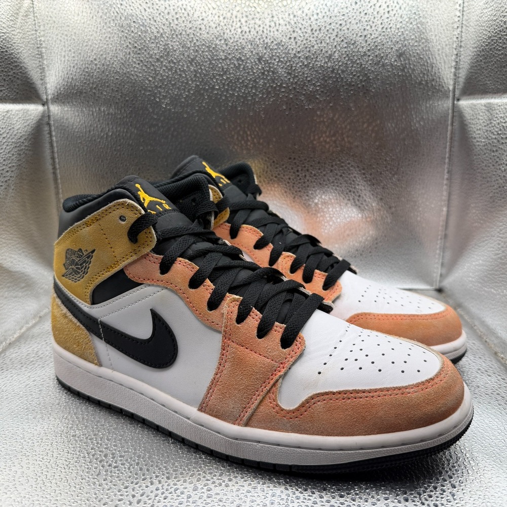 Size 8 Nike Air Jordan 1 Mid SE Flight Club Mens Athletic Sneakers DX4332-800